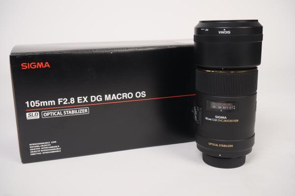 Sigma 105mm F2,8 DG Macro Nikon F - Gebrauchtartikel